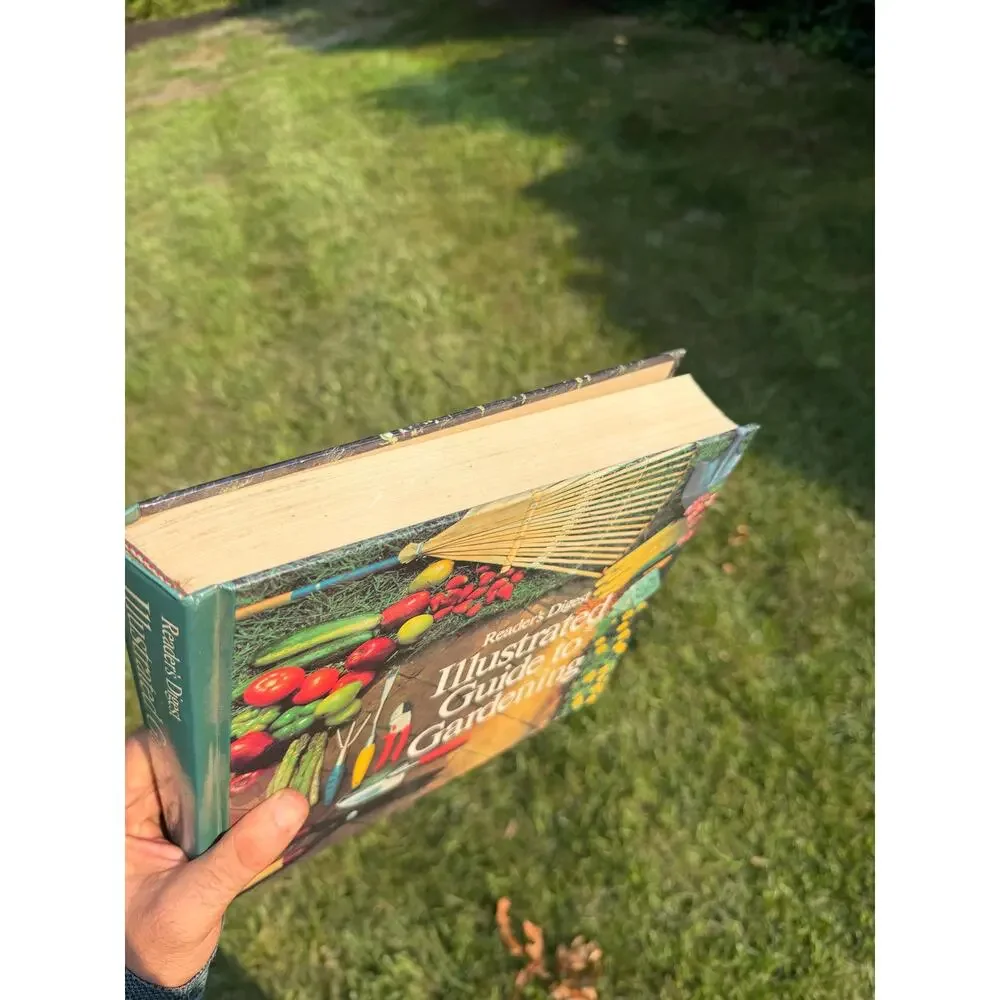 Readers Digest Illustrated Guide to Gardening Vintage hardcover